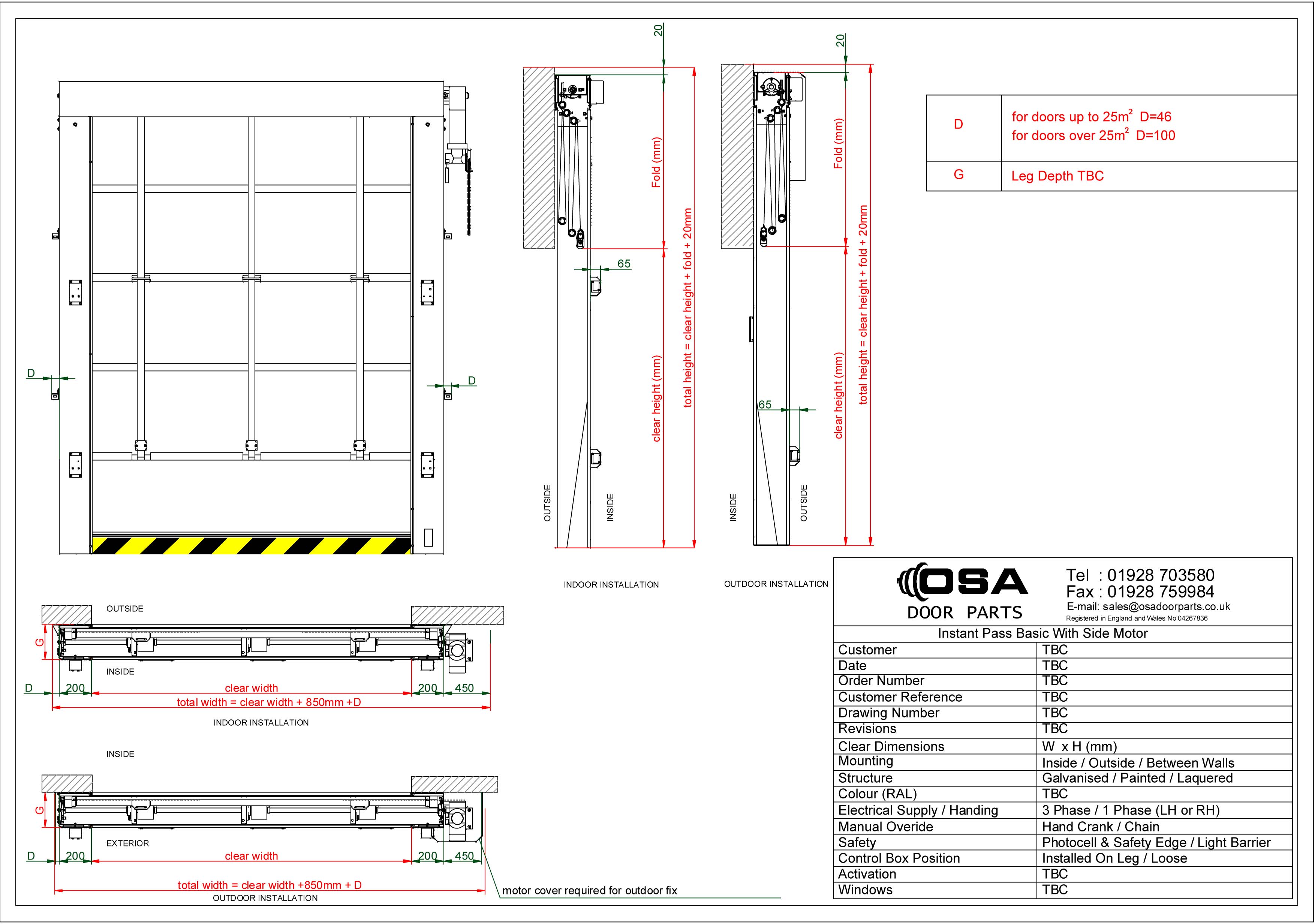 Technical Documents OSA Door Parts Limited