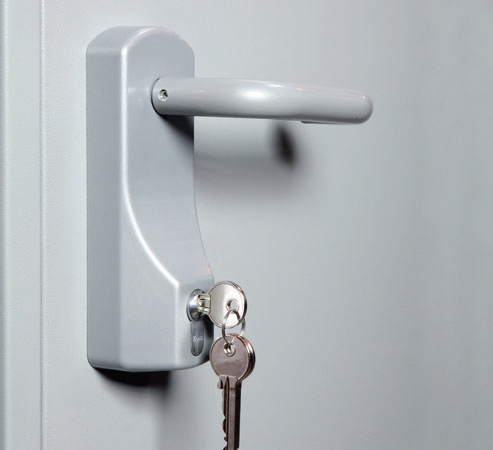 Steel Hinged Door External Access Device Reduced